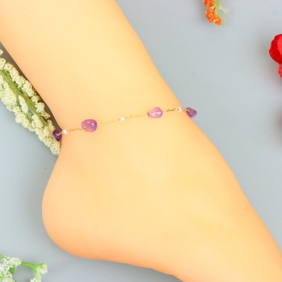 Handmade Anklet – A Stylish Choice for Women, Thoughtful Gift Idea, EVCH1238 - Picture 3 of 9